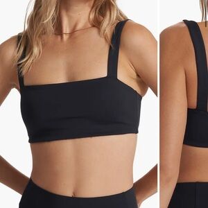 Vuori Black Seamless Sports Bra Intimates